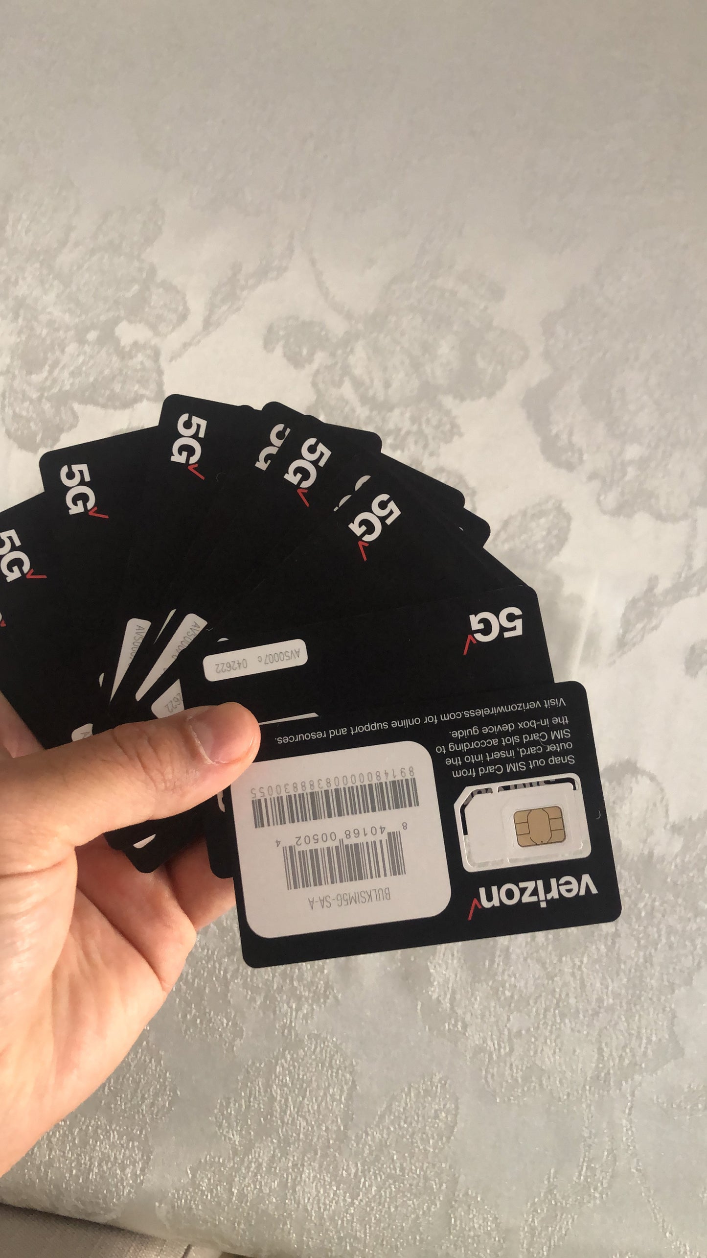 +1 Abd Fiziksel Sim Kart Amerika Sim